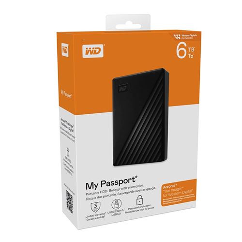 WD 6TB My Passport External Portable Hard Drive — vista 6