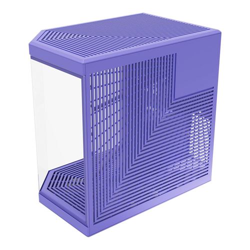 HYTE Y70 Dual Chamber Tempered Glass ATX Mid-Tower Computer Case - Taro Milk — vista 6