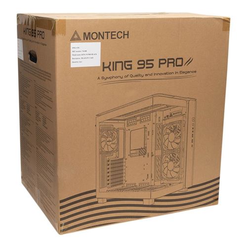 Montech KING 95 Pro Tempered Glass ATX Mid-Tower Computer Case - Black — vista 6