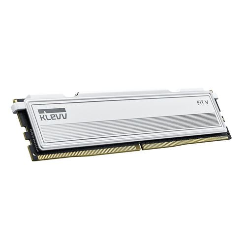 KLEVV FIT V 32GB (2 x 16GB) DDR5-6000 PC5-48000 CL28 Dual Channel Desktop Memory Kit 5AGU880-60B280F - Ceramic White — detall (6)