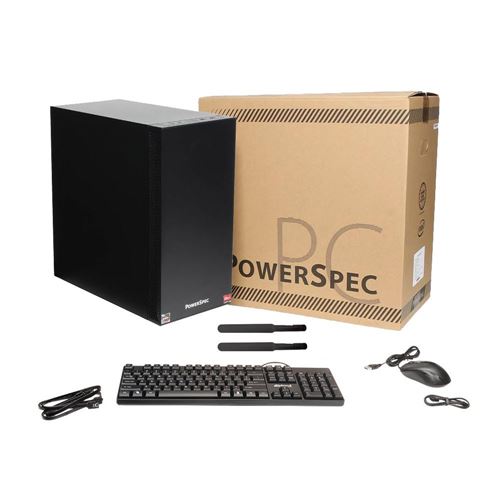 PowerSpec B736 Desktop Computer
 AMD Ryzen 5 7600X 4.7GHz Processor;  16GB DDR5-6000 RAM;  — vista 6
