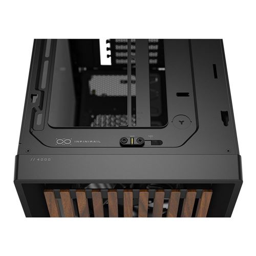 Corsair FRAME 4000D WOOD RS Tempered Glass ATX Mid-Tower Computer Case - Black Walnut — vista 6