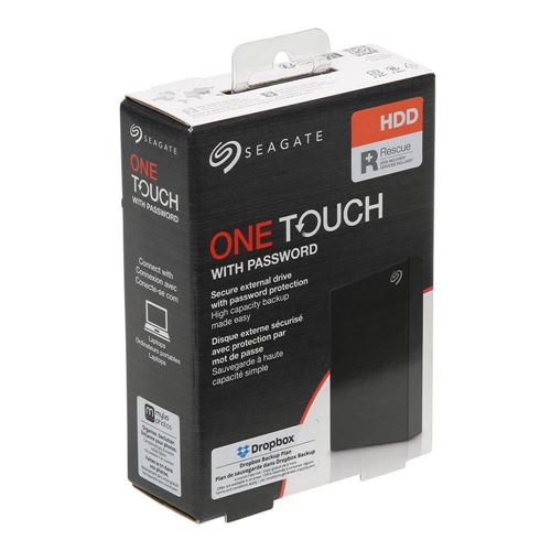 Seagate One Touch 1TB External Hard Drive Black USB 3.2 (Gen 1 Type-A) (STKB1000400) — vista 6