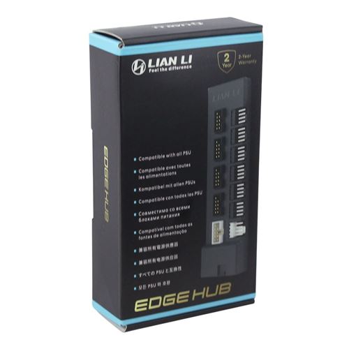 Lian Li Edge Hub Universal USB and Fan Hub - Black — vista 6