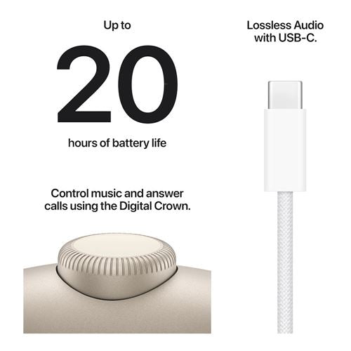 Audífono Apple AirPods Max 2 con Cancelación Activa - Starlight - MHWL4AM/A — vista 7