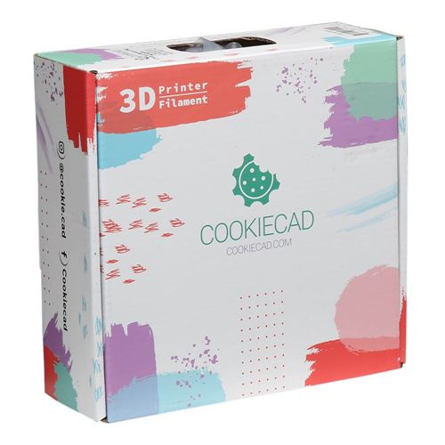 Cookiecad 1.75mm PLA 3D Printer Filament 1.0 kg (2.2 lbs.) Spool - Periwinkle
 Glossy Fini — vista 7