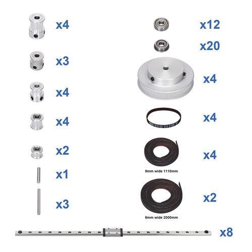 VORON V2.4 Motion Kit Parts Set For Voron 2.4 3D Printer — vista 7