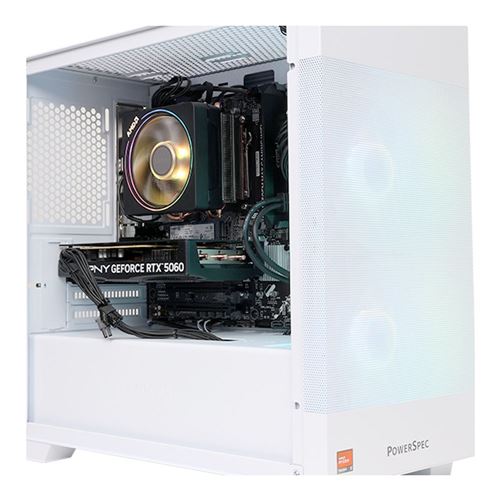 PowerSpec G537 Gaming PC
 AMD Ryzen 5 7500X3D 4.0GHz Processor;  NVIDIA GeForce RTX 5060 8 — vista 7