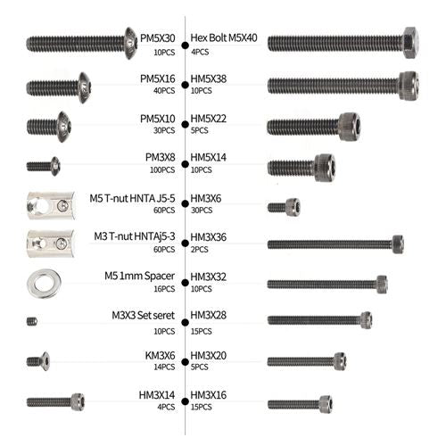 VORON V2.4 Compatible 12-Rail CNC Weight Loss Structural Kit Parts Set For Voron 2.4 3D Pr — vista 7