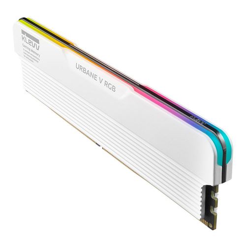 KLEVV URBANE V RGB 32GB (2 x 16GB) DDR5-6000 PC5-48000 CL30 Dual Channel Desktop Memory Kit 5AGUA80-60A300M - Brilliant White (7)