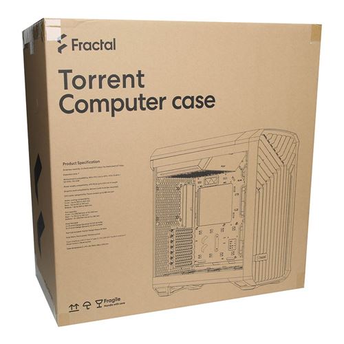Fractal Design Torrent RGB Tempered Glass ATX Mid-Tower Computer Case - Black — vista 7