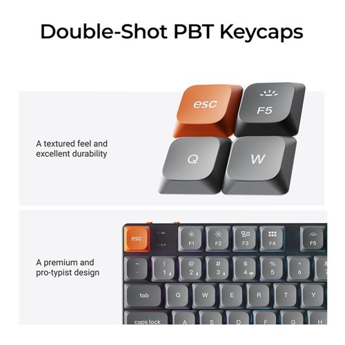 Keychron K5 Max Swappable Gateron RGB Backlight Brown Switch Keyboard — vista 7
