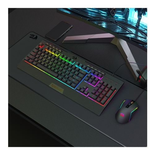 Redragon Wired Keyboard and Mouse Combo - Black — vista 7