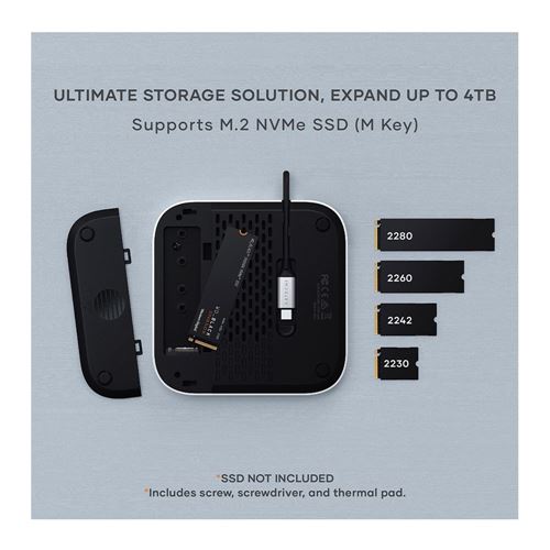 Satechi Stand & Hub with M.2 SSD Enclosure for Apple Mac Mini M4 — vista 7