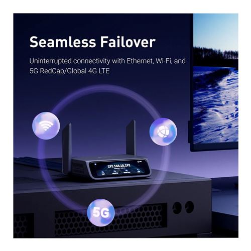 GL.iNet Comet 5G (GL-RM10RC) Wi-Fi 6 KVM over 5G RedCap — vista 7