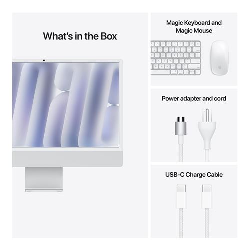 iMac Apple 24" M4 (Late 2024) - Chip M4 8 Núcleos - 16GB Memoria Unificada - 256GB SSD - Pantalla 4. — vista 7