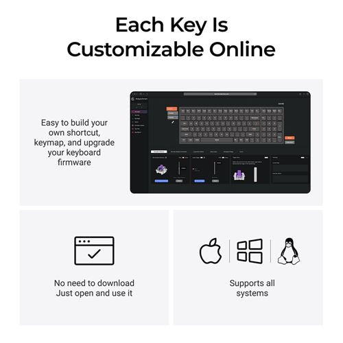 Keychron K4 HE Keyboard Swappable RGB Backlight Aluminum Nebula Switch - Black (Special Ed — vista 7