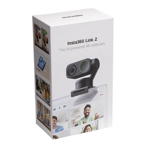 Insta360 Link 2 4K AI Webcam - Black
 2-Axis Gimbal — vista 7