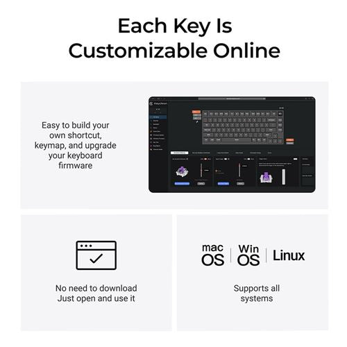 Keychron Q1 HE Keyboard Swappable RGB Backlight Nebula Switch Knob Version - Black — vista 7