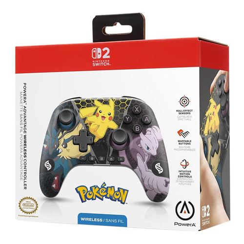 Power A Nintendo Switch 2 Advantage Wireless Controller - Pokemon Mega Evolutions — vista 7