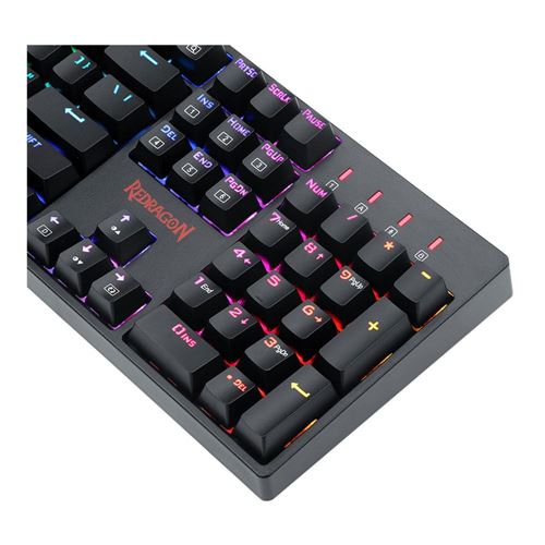 Redragon MCK582 SURARA RGB LED Backlit Mechanical Gaming Keyboard with 104 Keys-Linear and — vista 7