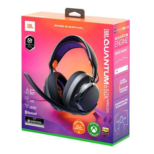 JBL Quantum 650X Wireless Gaming Headset - Black — vista 7