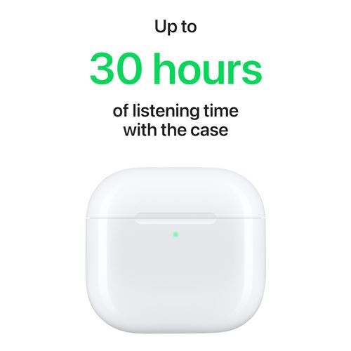 Audífonos Apple AirPods 4 MXP93LL/A True Wireless - Cancelación Activa de Ruido - Bluetooth - IP54 - — vista 7