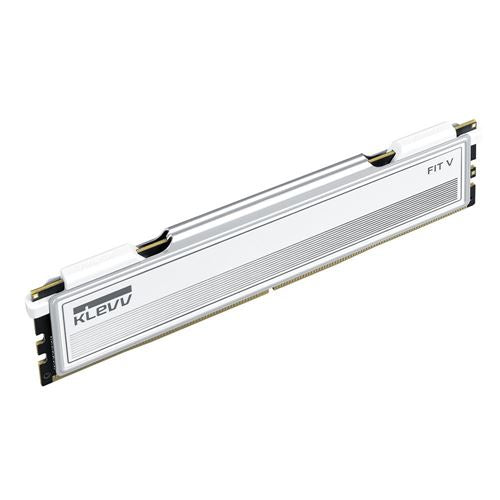 KLEVV FIT V 32GB (2 x 16GB) DDR5-6000 PC5-48000 CL28 Dual Channel Desktop Memory Kit 5AGU880-60B280F - Ceramic White — detall (7)