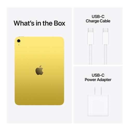 Tablet Apple iPad 11" - A16 - Wi-Fi - 128GB - (2025) - Yellow - MD4D4LL/A — vista 8
