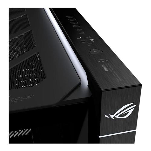 ASUS ROG Cronox Tempered Glass eATX Full Tower Computer Case - Black — vista 8