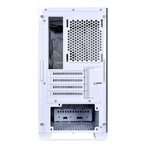Lian Li Lancool 205M Mesh Tempered Glass microATX Mid-Tower Computer Case - White — vista 8