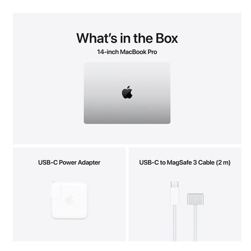 Laptop Apple MacBook Pro 14" – Apple M5 10-Core – 1TB SSD – 24GB RAM – 14.2" Liquid Retina XDR – Sil — vista 8