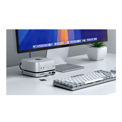Satechi Stand & Hub with M.2 SSD Enclosure for Apple Mac Mini M4 — vista 8