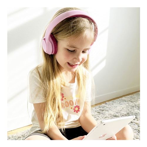 MEE Audio KidJamz KJ45BT Children Bluetooth Wireless Headphones - Pink/Magenta — vista 8