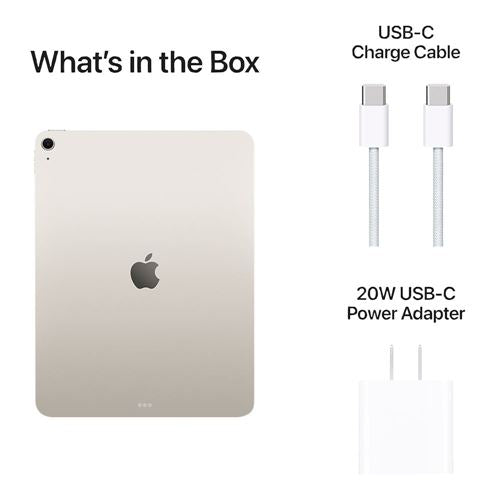 Tablet Apple iPad Air 13" - M4 - Wi-Fi - 128GB - (2026) - Starlight - MH5Q4LL/A — vista 8