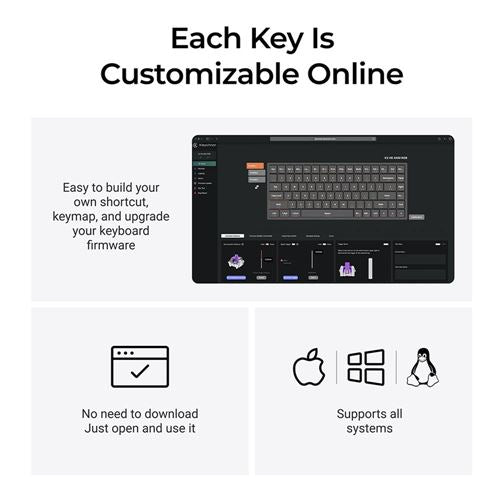 Keychron K2 HE Swappable RGB Magnetic Keyboard - Black (Special Edition) — vista 8