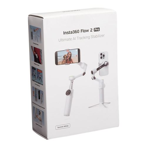 Insta360 Flow 2 Pro Smartphone Gimbal Stabilizer - White — vista 8