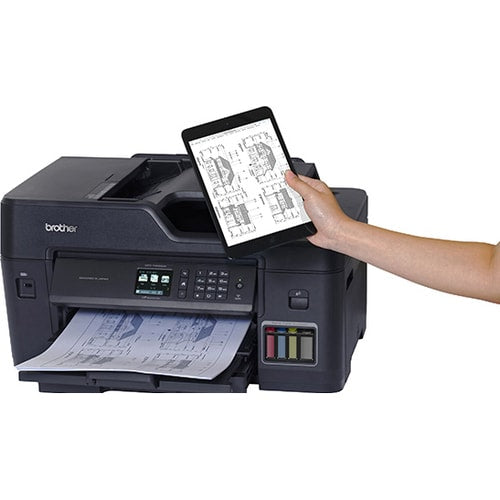 Impresora de inyección de tinta multifunción Brother MFC-T4500DW Inalámbrico - Color - Copiadora/Fax/Impresora - imagen 5