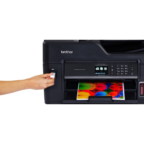 Impresora de inyección de tinta multifunción Brother MFC-T4500DW Inalámbrico - Color - Copiadora/Fax/Impresora - imagen 6