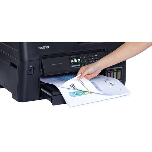 Impresora de inyección de tinta multifunción Brother MFC-T4500DW Inalámbrico - Color - Copiadora/Fax/Impresora - imagen 7