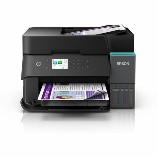 Impresora de inyección de tinta multifunción Epson L6370 Con cable e inalámbrico EcoTank - Color - Copiadora/I - imagen 2