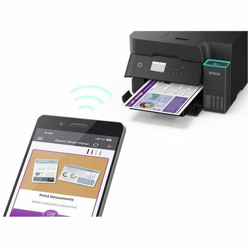 Impresora de inyección de tinta multifunción Epson L6370 Con cable e inalámbrico EcoTank - Color - Copiadora/I - imagen 9