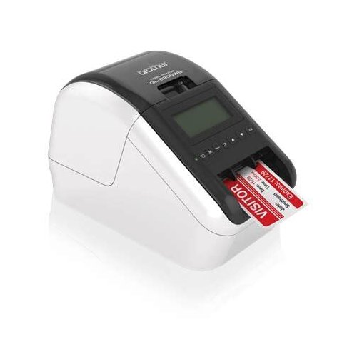 Impresora térmica directa Brother QL820NWB - Monocromo - LAN inalámbrica - 300 x 600 dpi - 58mm (2.28") Ancho  - imagen 2