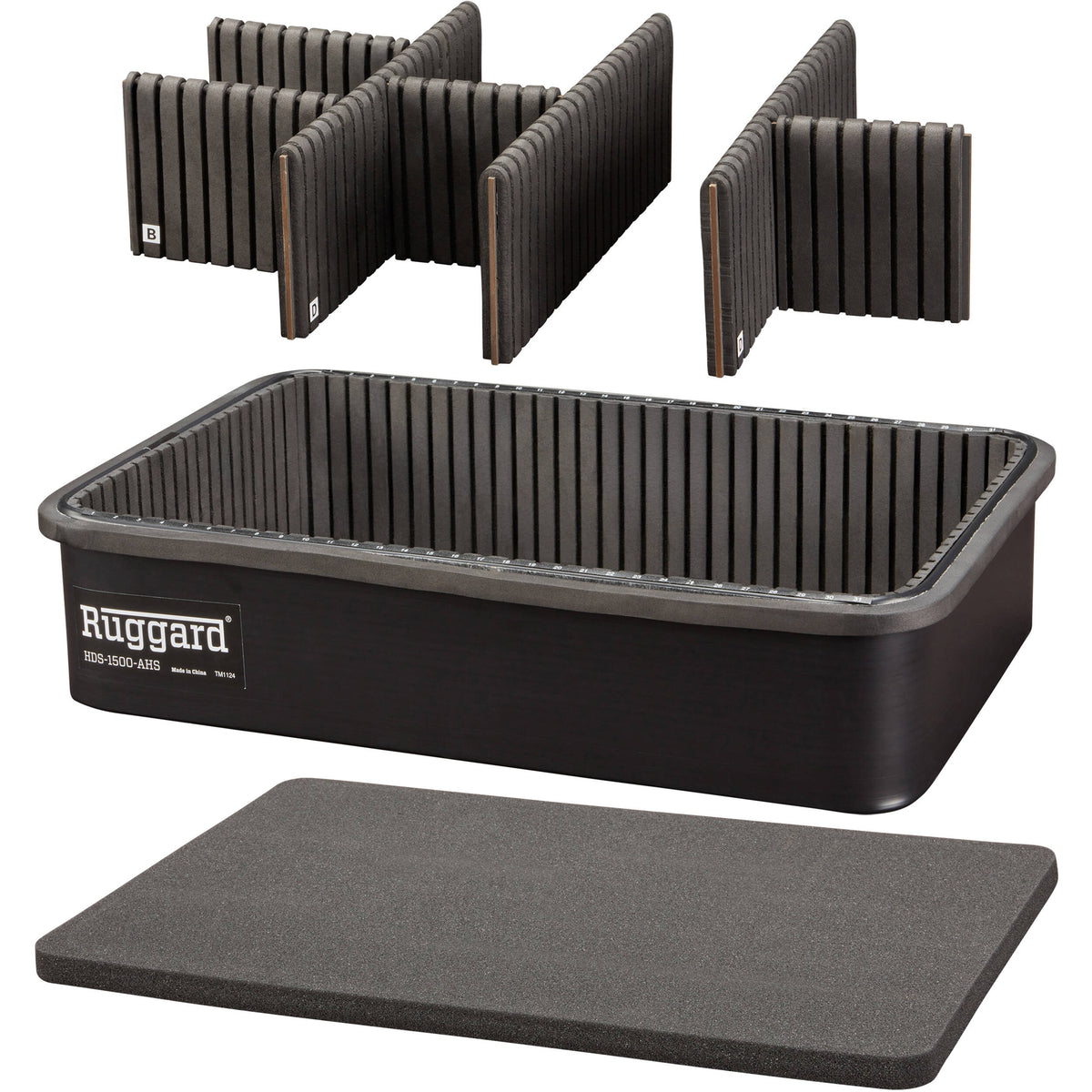 Inserto Divisor Ruggard Adjustable Hard para Pelican 1500 - vista frontal