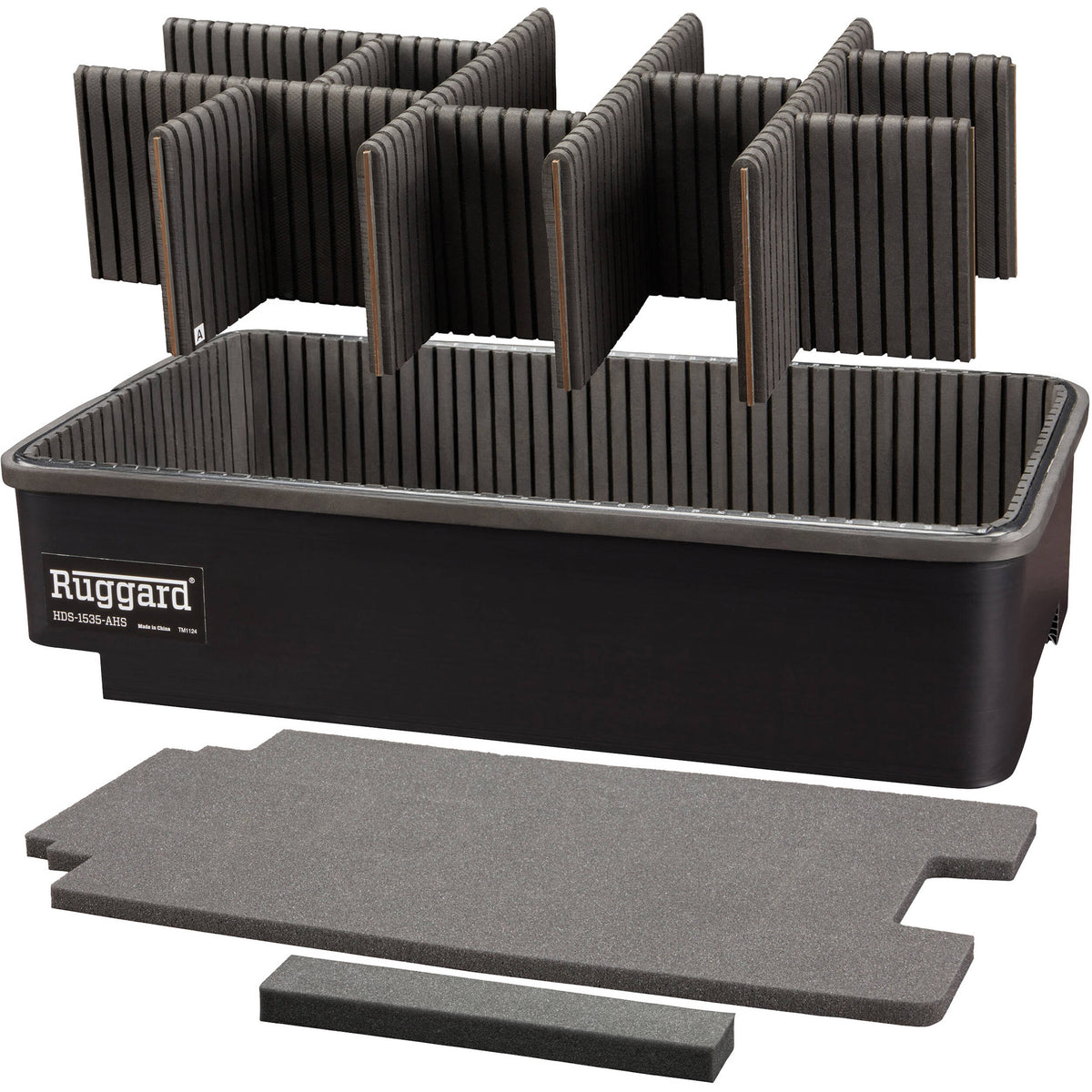 Inserto Divisor Ruggard Adjustable Hard para Pelican 1535 - vista frontal