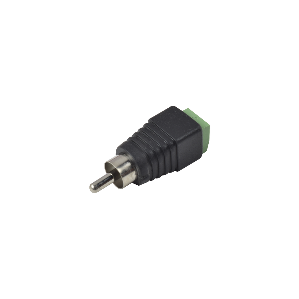 Adaptador RCA MACHO Tipo Jack Polarizado Epcom Powerline JR-R591 2 hilos