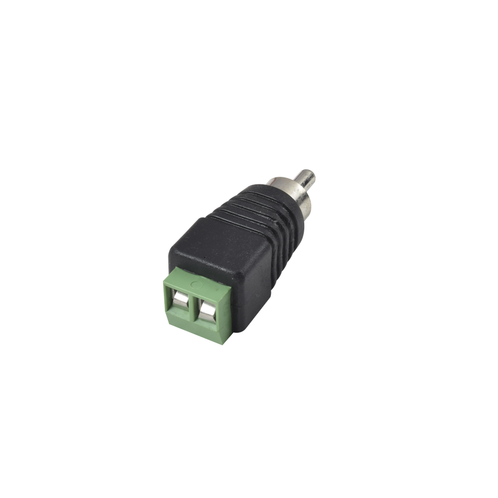 Adaptador RCA MACHO Tipo Jack Polarizado Epcom Powerline JR-R591 2 hilos