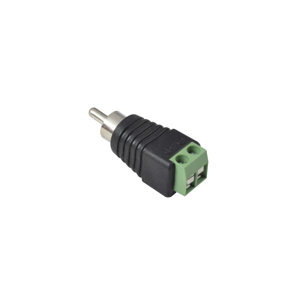 Adaptador RCA MACHO Tipo Jack Polarizado Epcom Powerline JR-R591 2 hilos