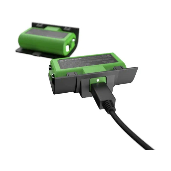 kit-de-carga-powera-play-&-charge-con-2-baterias-recargables-de-1100-mah-y-cable-usb-c-de-3-m-para-xbox-series-xs-y-xbox-one-verde
