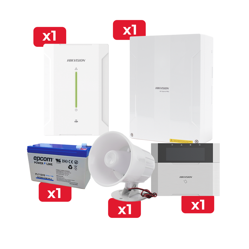 Kit de Alarma Hikvision KIT-H64T-SBEI